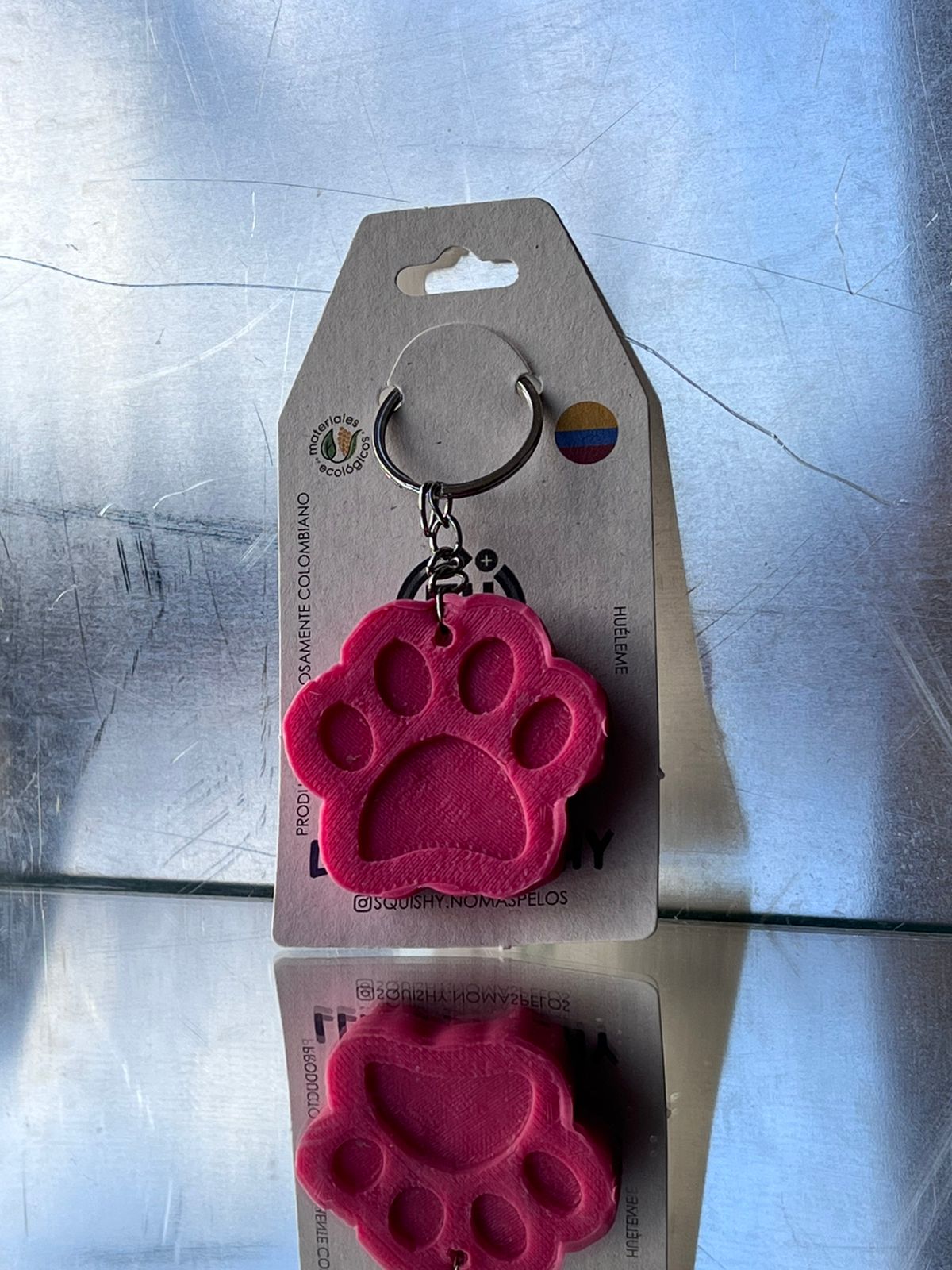 LLAVERO QUITA PELOS SQUISHY PATITA